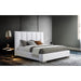 Whiteline Modern Living Velvet Queen Bed