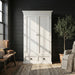 NovaSolo Halifax Wardrobe in Classic White W002