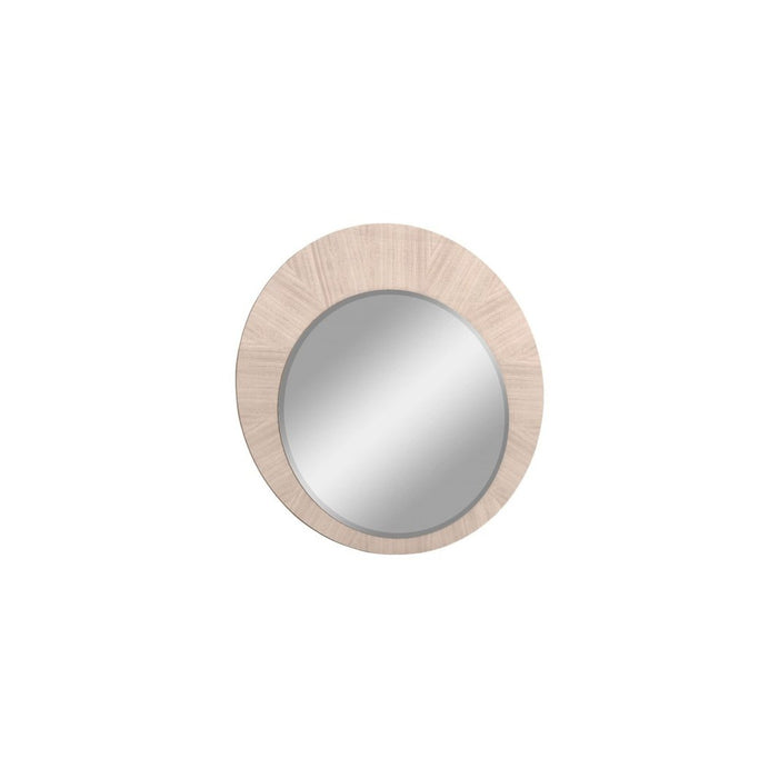 Whiteline Modern Living Waves Round Mirror