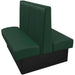 Oak Street Manufacturing Double 84" x 42" Waldorf Vinyl/Upholstered Booth