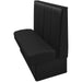 Oak Street Manufacturing Single 84" x 42" Waldorf Vinyl/Upholstered Booth