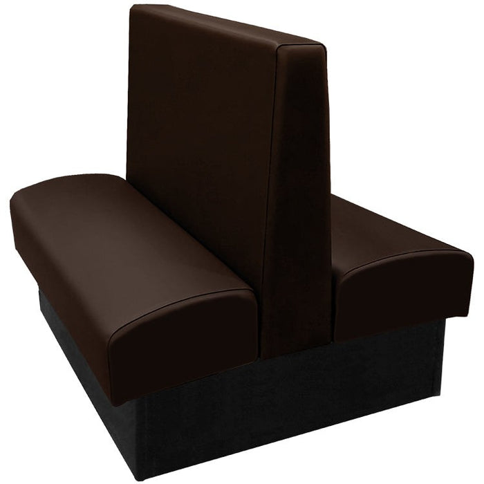 Oak Street Manufacturing Double 30" x 42" Wartburg Vinyl/Upholstered Booth