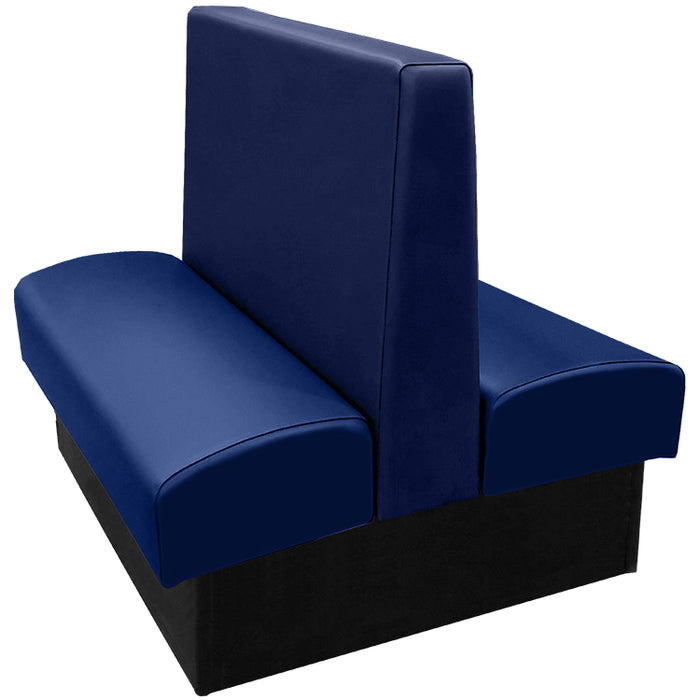 Oak Street Manufacturing Double 24" x 42" Wartburg Vinyl/Upholstered Booth