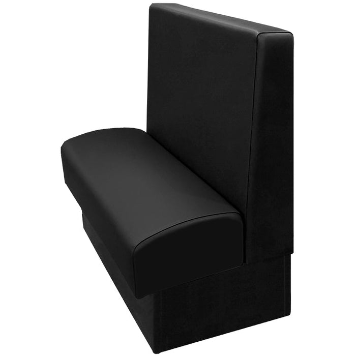 Oak Street Manufacturing Single 44" x 42" Wartburg Vinyl/Upholstered Booth