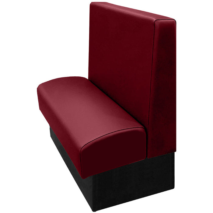 Oak Street Manufacturing Single 48" x 42" Wartburg Vinyl/Upholstered Booth