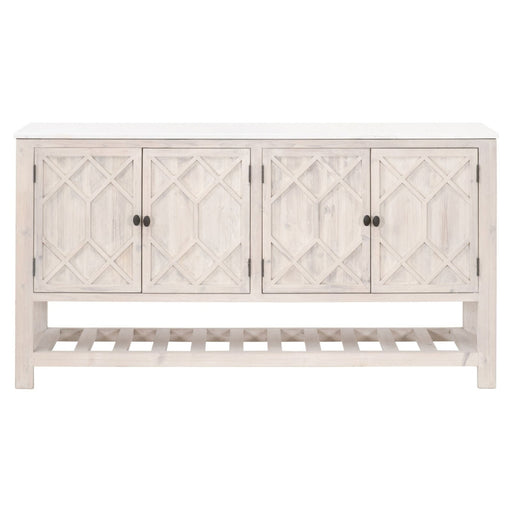 Essentials For Living Bella Antique Willow Media Sideboard 8018.WW-PNE/WHTQ