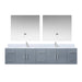 Lexora Home Geneva Bath Vanity with White Quartz Countertop