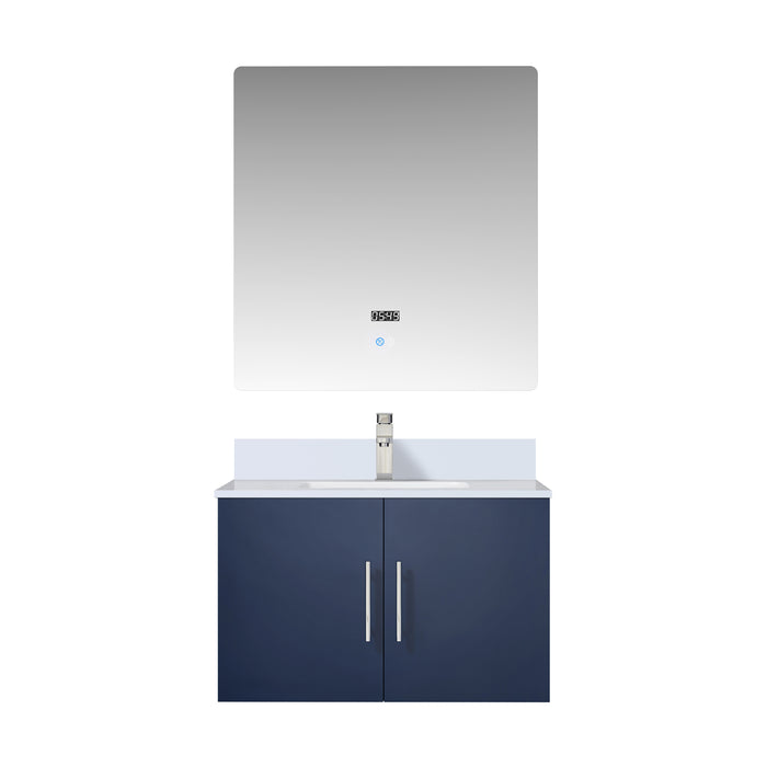 Lexora Home Geneva Bath Vanity with White Quartz Countertop