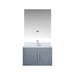 Lexora Home Geneva Bath Vanity with White Quartz Countertop