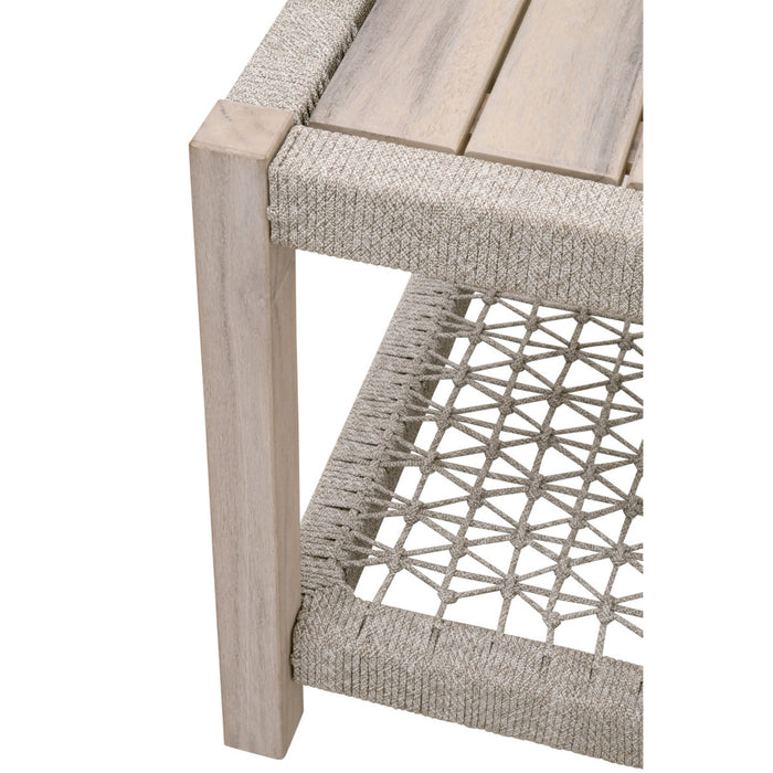 Essentials For Living Woven - Outdoor Wrap Outdoor End Table 6872.WTA/GT