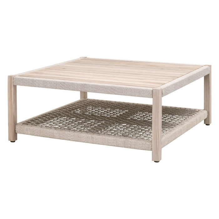 Essentials For Living Woven - Outdoor Wrap Outdoor Square Coffee Table 6870SQ.WTA/GT