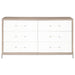 Essentials For Living Traditions Wrenn 6-Drawer Double Dresser 6140.NG/WHT-BSTL