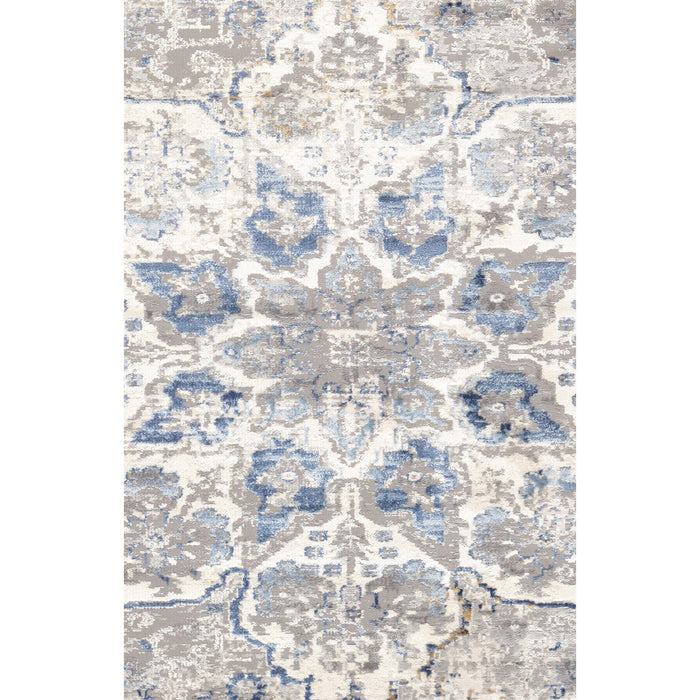 Pasargad Home Efes Design L. Grey Fabric Area Rug- 4' 0" X 6' 0" pd-167b 4x6