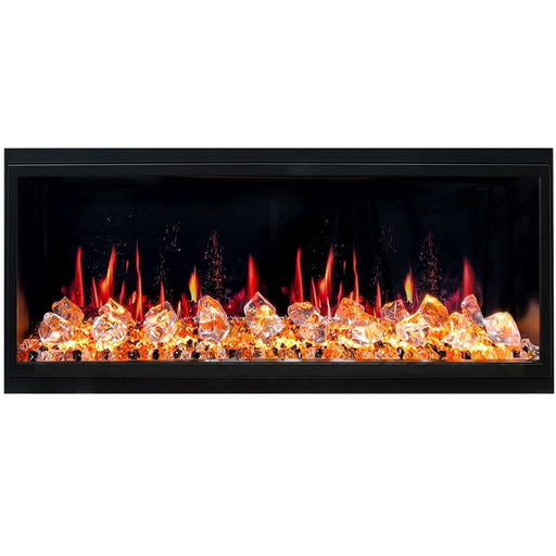 Litedeer Homes Latitude 45" Smart Electric Fireplace with Diamond-like Crystal - ZEF45XC