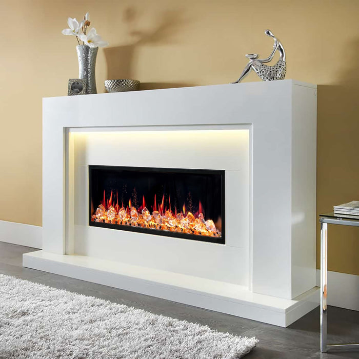Litedeer Homes Latitude 45" Smart Electric Fireplace with Diamond-like Crystal - ZEF45XC
