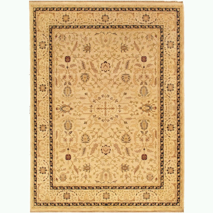 Pasargad Home Ziegler Sul Collection Hand-Knotted Lamb's Wool Area Rug- 4' 1" X 6' 2" PA-1 4X6