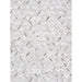 Pasargad Home Galaxy Collection Silver/Grey Cowhide&sar Area Rug- 5' 0'' X 8' 0'' ptx-3284 5x8