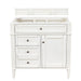 Brittany 36" Single Vanity in Bright White