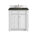 Bristol 30" Single Vanity, Bright White, w/ 3 CM Phantome Eclos Top
