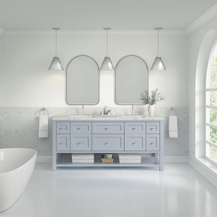 James Martin Vanities Breckenridge 72" Double Vanity