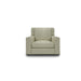 GTR Montreal 40" Wide Upholstered Swivel Chair, Boca Linen