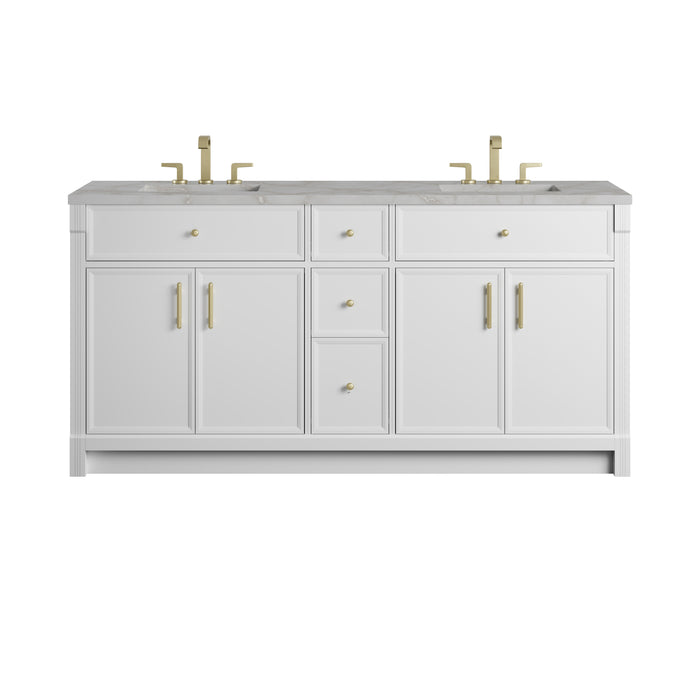 James Martin Vanities Bellshire 72" Double Bathroom Vanity