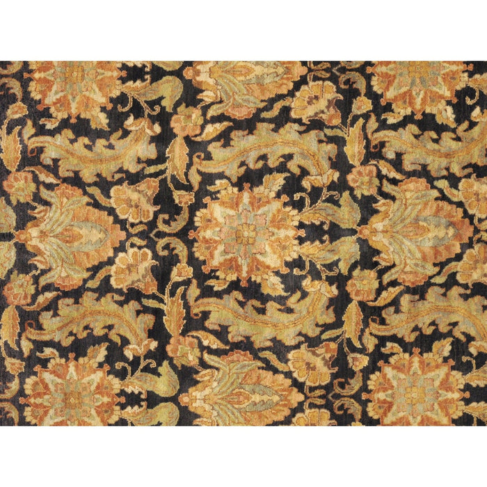 Pasargad Home Mogul Art Agra Collection Hand-Knotted Lamb's Wool Area Rug- 9' 0" X 12' 5" 24565