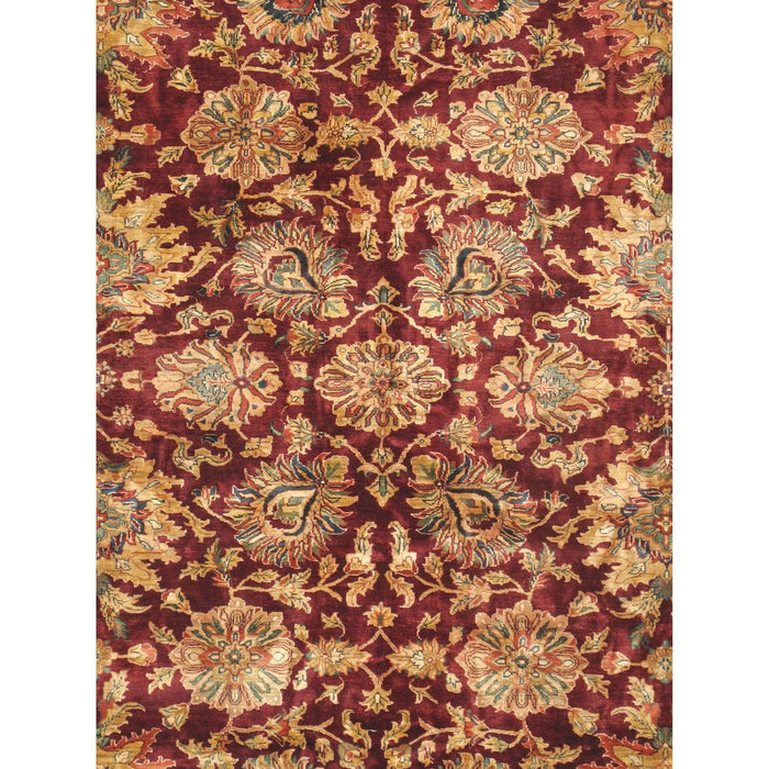 Pasargad Home Crown Jewel Agra Collection Hand-Knotted Lamb's Wool Area Rug-12' 4" X 15' 6" PH-231 12X16