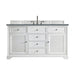 James Martin Vanities Savannah 60" Bright White Single Vanity