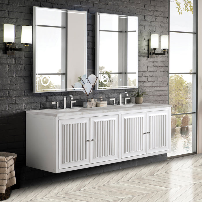 James Martin Athens 72" Double Bathroom Vanity