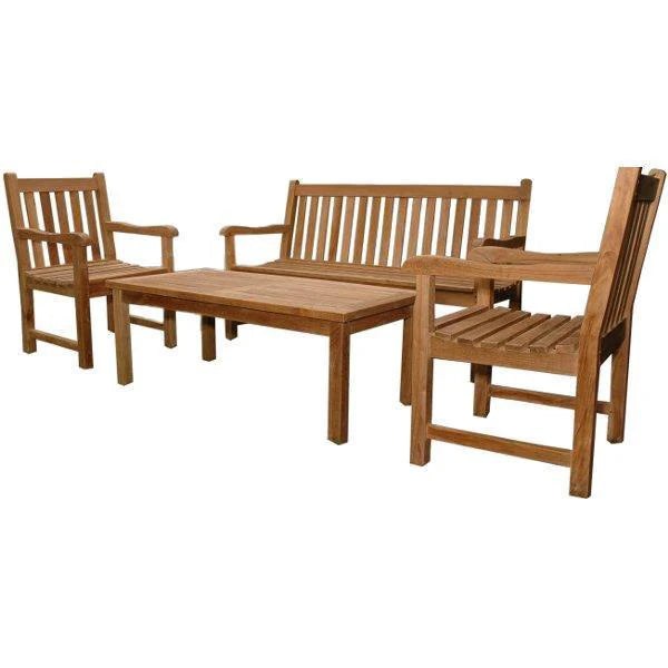 Anderson Teak Classic 3-Seater 4-Pieces Conversation Set Set-6