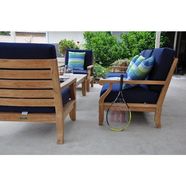 Anderson Teak Riviera Luxe 7-Pieces Modular Set With Rectangular Table B Set-97