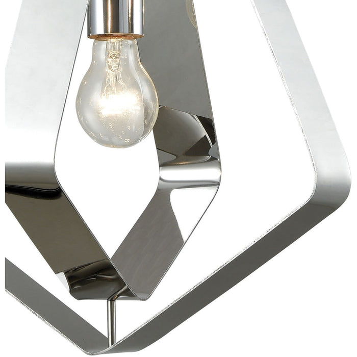 Anguluxe Polished Chrome Pendant