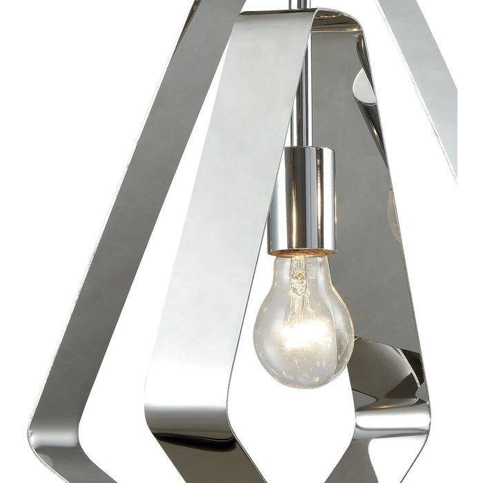 Anguluxe Polished Chrome Pendant