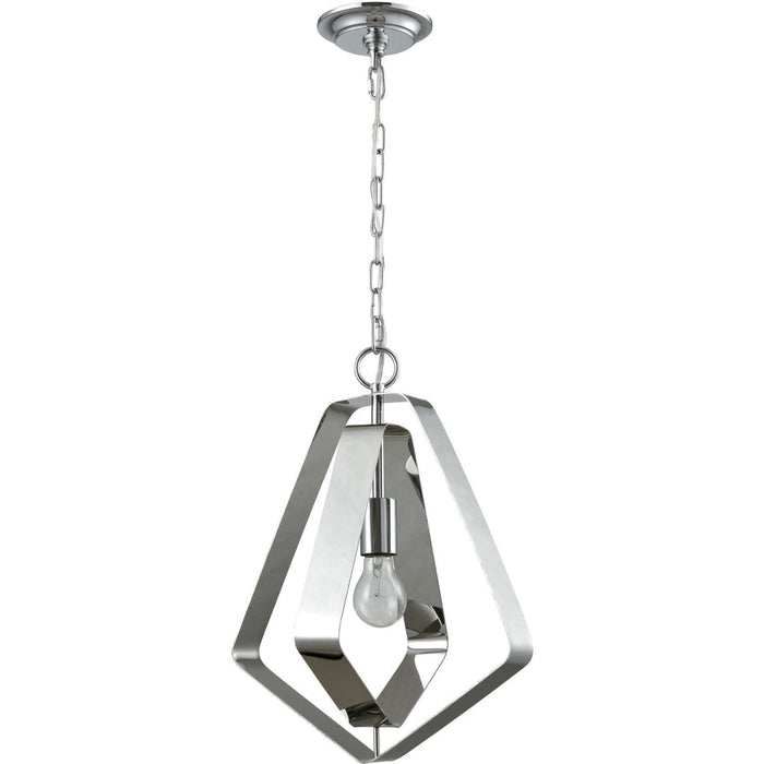 Anguluxe Polished Chrome Pendant