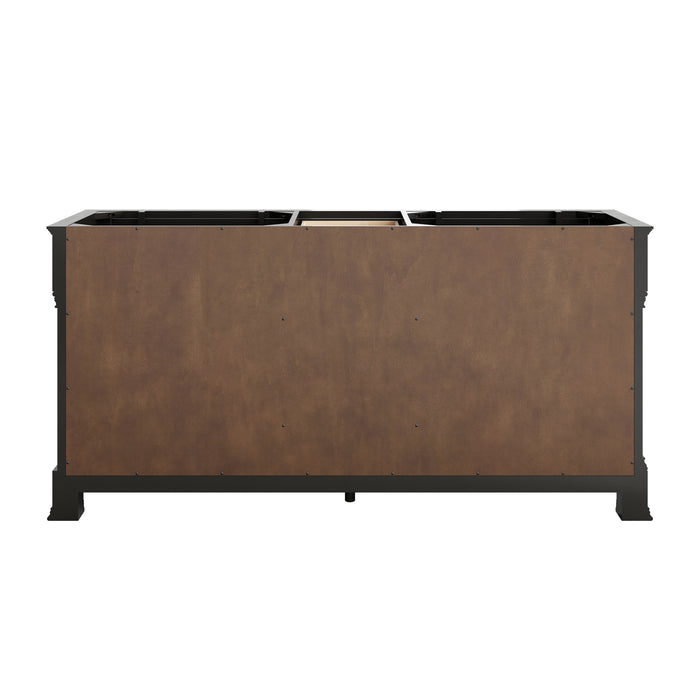 Brookfield 72" Double Vanity, Pecan w/ 3 CM Lime Delight Silestone Top