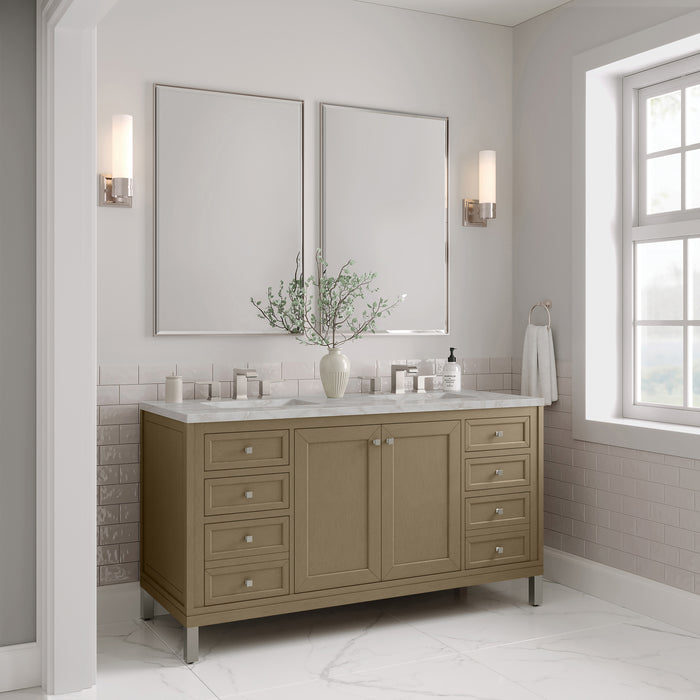 James Martin Vanities Chicago 60" Double Vanity
