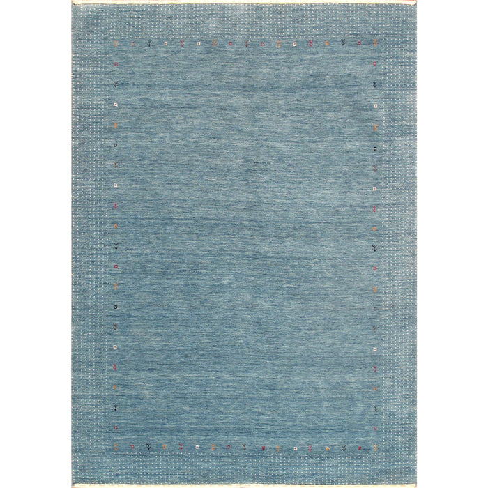 Pasargad Home Gramercy Collection Hand-Loomed Silk & Wool Charcoal Area Rug- 7' 9" X 9' 9" ar-10 8x10