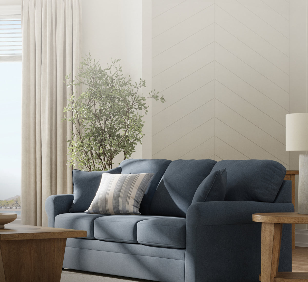 Living room sofa and coffee table