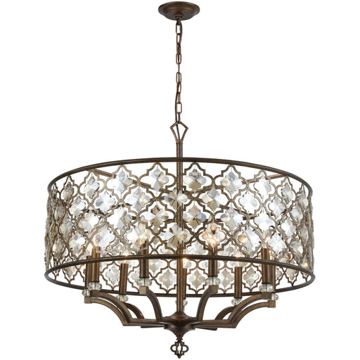 Armand Weathered Bronze Chandelier