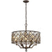 Armand Weathered Bronze Pendant