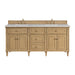 Lorelai 72" Double Vanity, Bright White, w/ 3 CM Tajnar Eclos Top