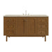 Laurent 60" Single Vanity, Honey Oak w/ 3 CM Tajnar Eclos Top