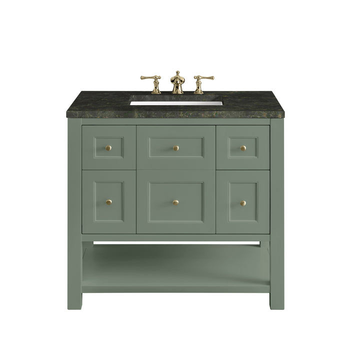 Breckenridge 36" Single Vanity, Smokey Celadon, w/ 3 CM Phantome Eclos Top