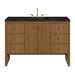 Hudson 48" Single Vanity, Honey Oak w/ 3 CM Phantome Eclos Top