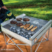 Fireside Outdoor Tri-Fold Grilling Grates for 24" Pop-Up Fire Pit CDGG24-TRI