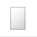 Rohe 26" Rectangular Mirror, Matte Black