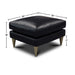 GTR Skyline 100% Top Grain Leather Modern Americana Ottoman