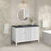 Myrrin 48" Single Vanity, Mid Century Walnut, w/ 3 CM Siberian Silestone Top