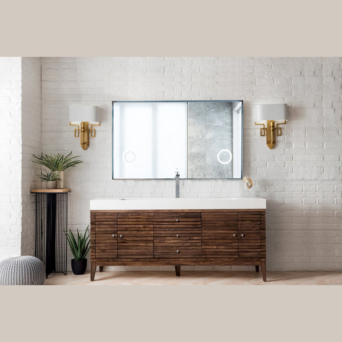 James Martin Vanities Linear 72" Single Bathroom Vanity